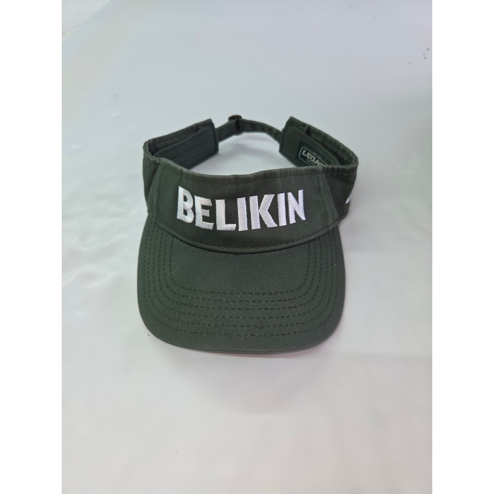 Legacy Belikin Beer Visor Unisex Adjustable Olive Green Cotton Embroidered Hat